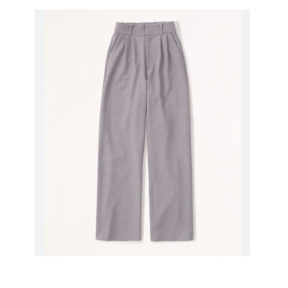 Abercrombie sloane tailored wide leg pant